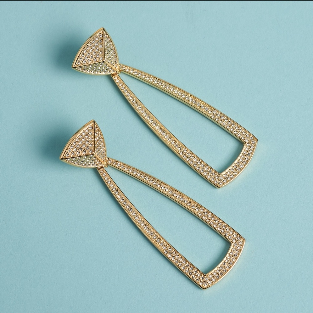 House of Harlow gold earrings NWOT!